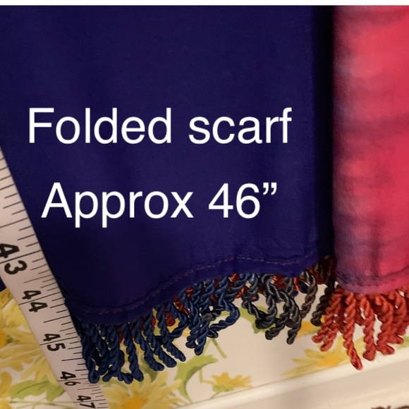 100% silk Ombré 5 pc outfit one size - Picture 14 of 14